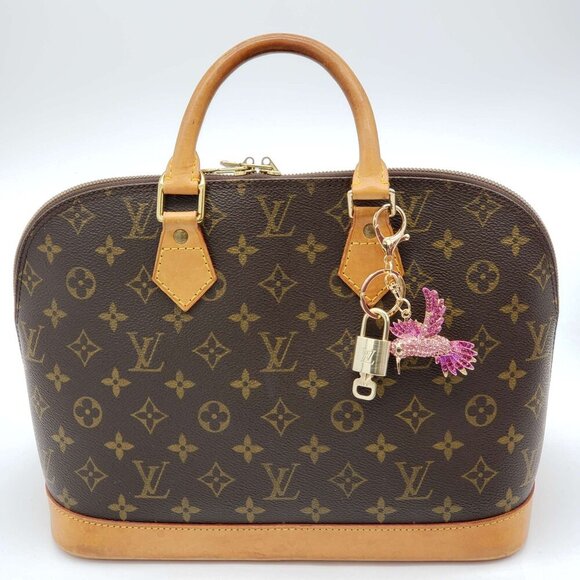 Authentic Louis Vuitton Lock & Key with unbranded Bagcharm, Keycharm 121825 - Picture 3 of 8